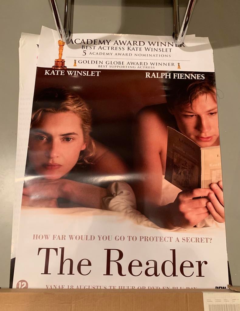 Reclame posters van films 100 x 70 cm. Reader, Marley and me, Ophalen of Verzenden, Zo goed als nieuw, Film, Poster