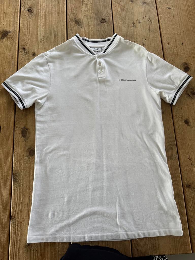 Distrikt mooi shirt / polo maat S, Ophalen of Verzenden, Zo goed als nieuw, Maat 46 (S) of kleiner, Wit