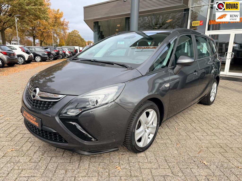 Opel Zafira Tourer 1.4 Edition, Clima , Stoel en stuur verwa, Auto's, Opel, Voorwielaandrijving, Stof, Gebruikt, Zwart