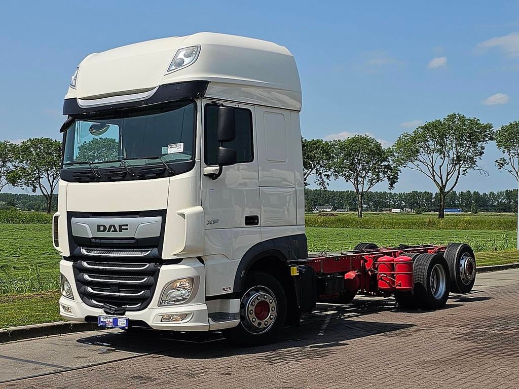 DAF XF 480 ssc 6x2 far intarder, Automaat, Euro 6, Wit, Bedrijf
