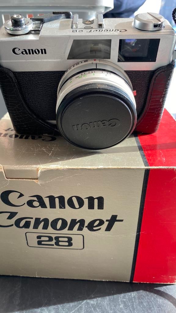 Canon canonet 28, Audio, Tv en Foto, Fotocamera's Analoog, Ophalen of Verzenden, Zo goed als nieuw, Compact, Canon