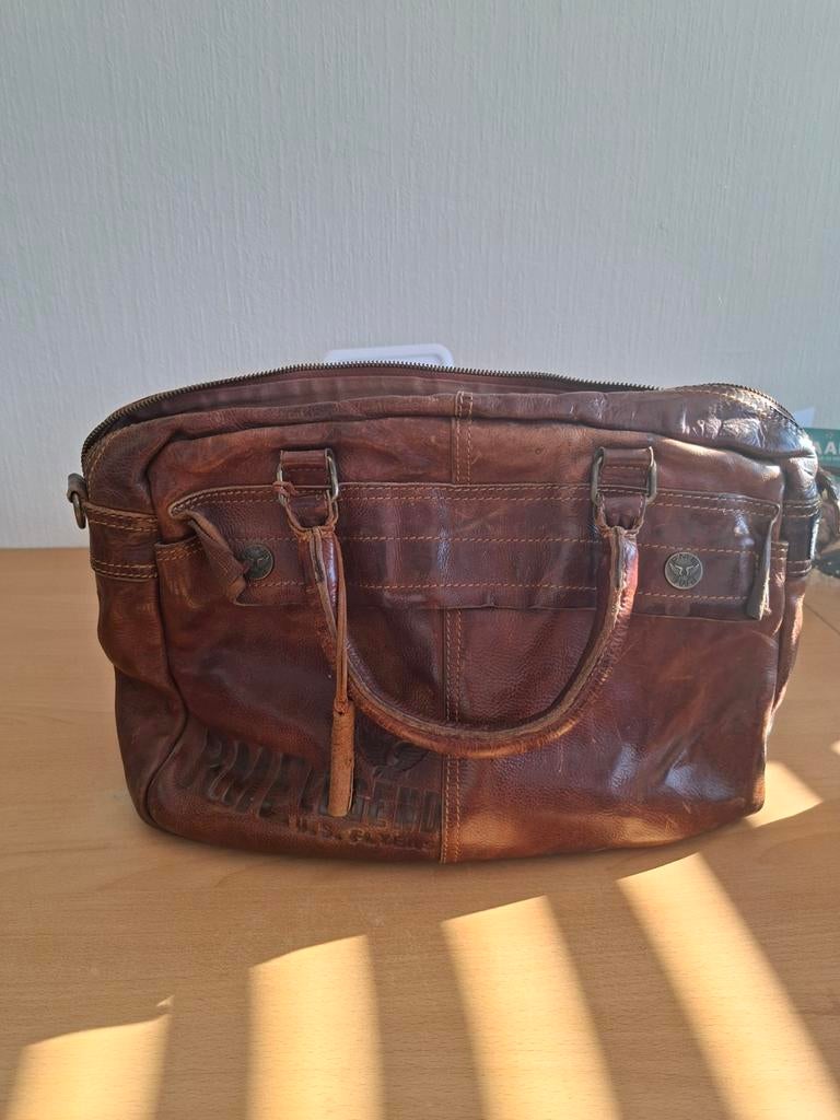 Leren PME Legend tas - Bruin, Overige merken, Gebruikt, Bruin, Ophalen of Verzenden
