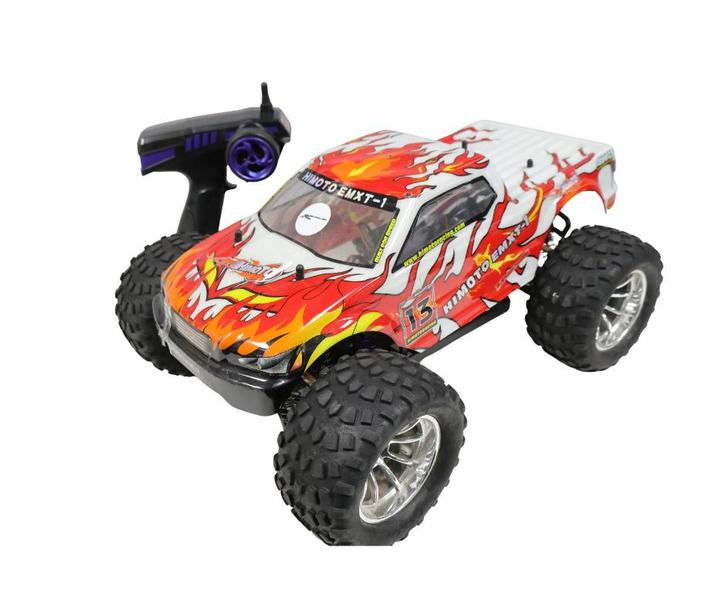 Himoto EMXT-1 1/10 monstertruck rc auto, Hobby en Vrije tijd, Modelbouw | Radiografisch | Auto's, Auto offroad, Elektro, Schaal 1:10