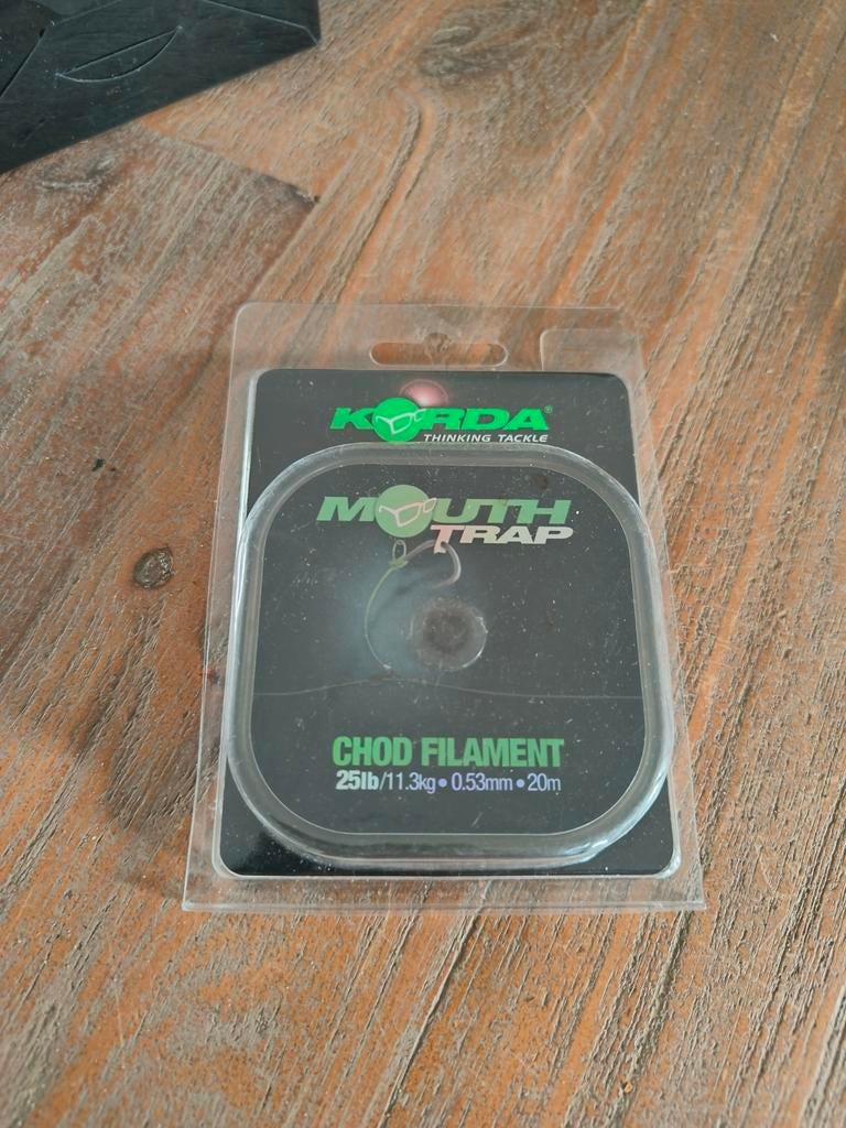 4x Korda MouthTrap 25lb 0.53mm, Ophalen of Verzenden, Nieuw, Overige typen