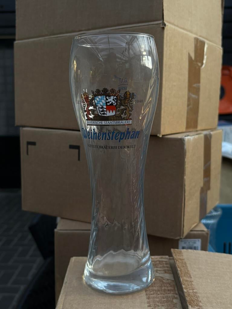 Weihenstephan glazen 0,5L, Verzamelen, Biermerken, Ophalen of Verzenden, Zo goed als nieuw, Glas of Glazen, Overige merken