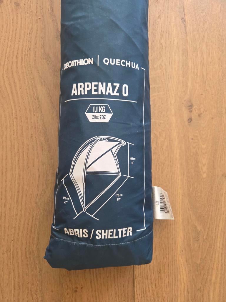 Decathlon Quechua Arpenaz 0 Shelter / Abri - Blauw, Ophalen