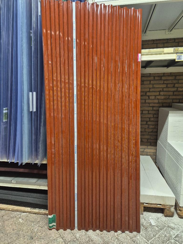 Damwandplaat/trapezeplaat pvc rood, Ophalen, Nieuw