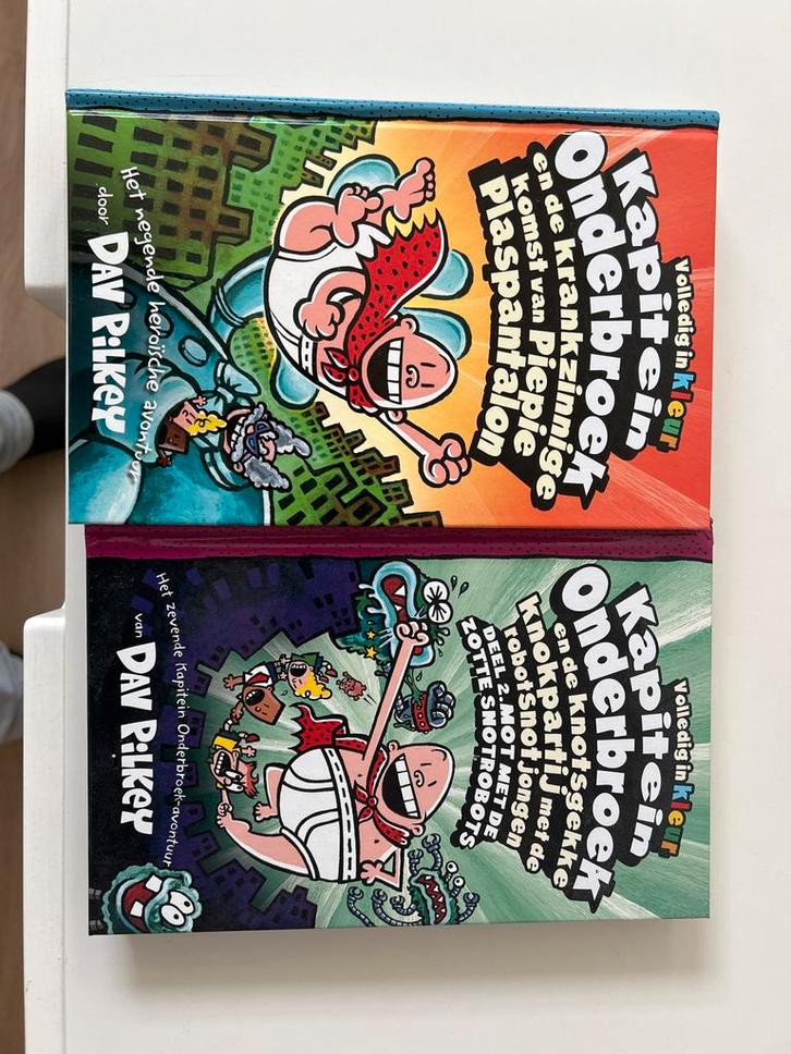 Kapitein Onderbroek boeken van Dav Pilkey, Boeken, Kinderboeken | Jeugd | onder 10 jaar, Zo goed als nieuw, Fictie algemeen, Ophalen