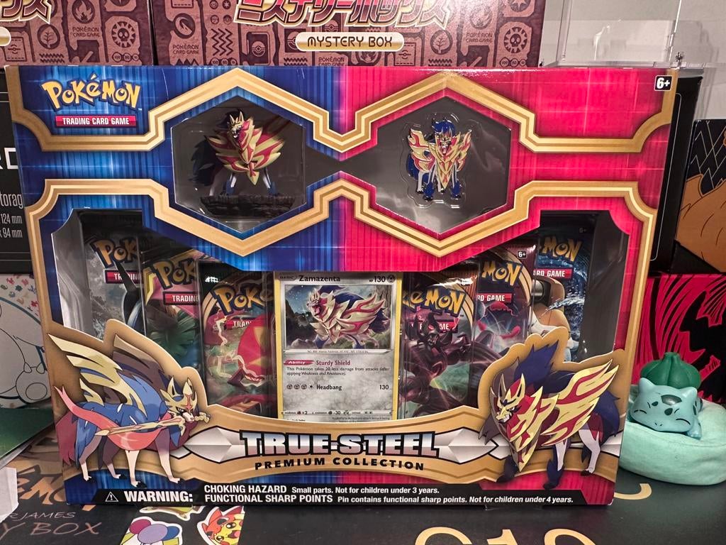 True Steel Premium Collection (Zamazenta) met team up!, Ophalen of Verzenden, Nieuw, Overige typen, Foil