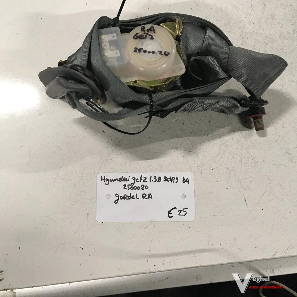 Hyundai Getz 1.3 B 3 drs 2003 Wagennr 2500020  Gordel Rechts