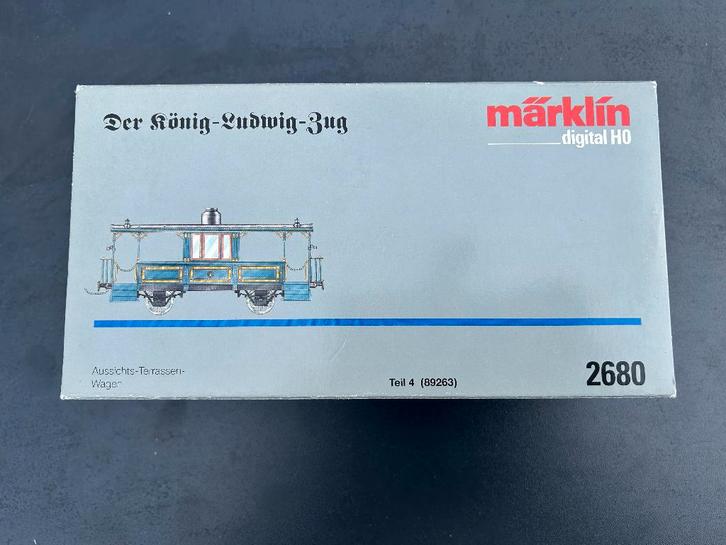 Marklin H0 2680 Deel 4 Koning Ludwig II van Beieren, Hobby en Vrije tijd, Modeltreinen | H0, Zo goed als nieuw, Wagon, Wisselstroom
