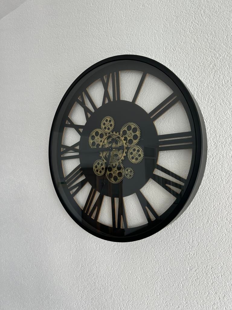 Mooie wandklok, Ophalen, Zo goed als nieuw, Wandklok