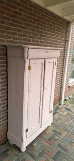 Antieke kledingkast kinderkamer - roze, Ophalen, Met deur(en), Gebruikt, 50 tot 100 cm