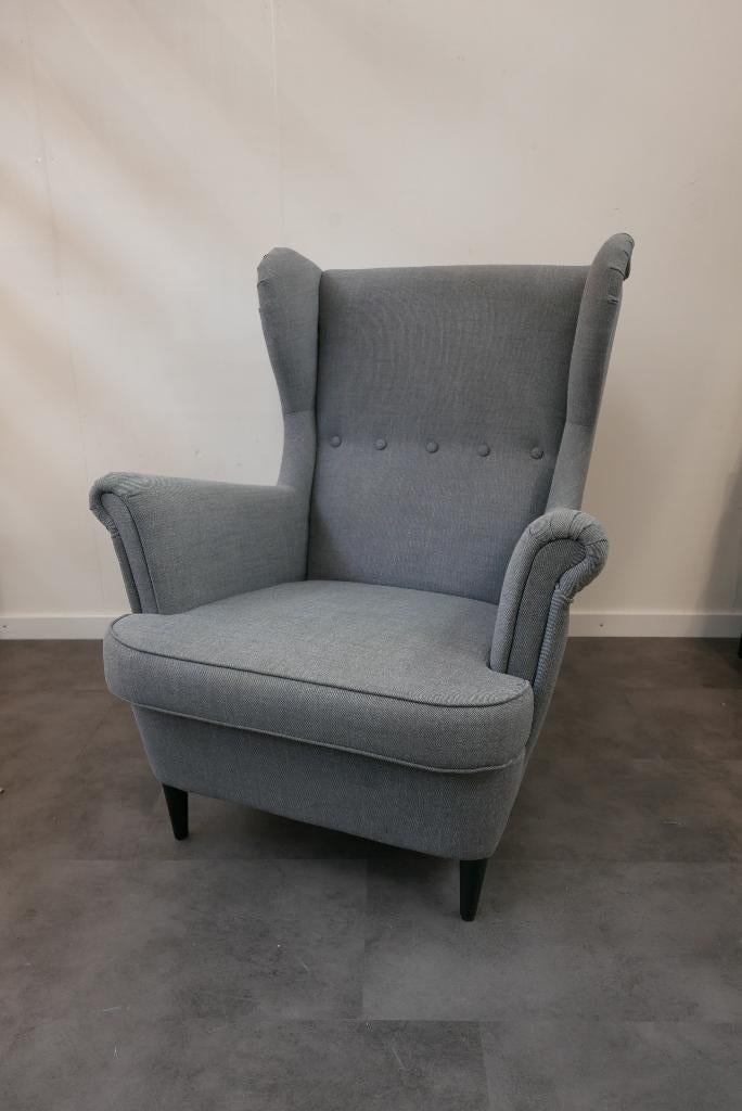 IKEA Strandmon stoel grijs, Ophalen, Gebruikt, 75 tot 100 cm, 50 tot 75 cm