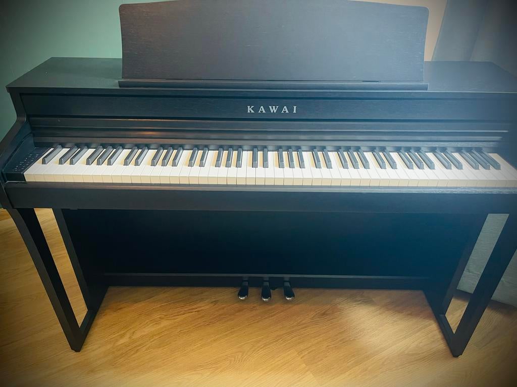 Kawai CA-49 elektrische piano (incl piano kruk), Muziek en Instrumenten, Piano's, Ophalen, Gebruikt, Zwart, Digitaal