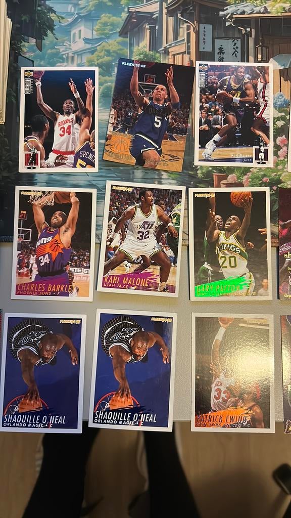 NBA collector cards Fleer 94/95, 95/96 grote collectie, Ophalen of Verzenden, Zo goed als nieuw, Meerdere plaatjes
