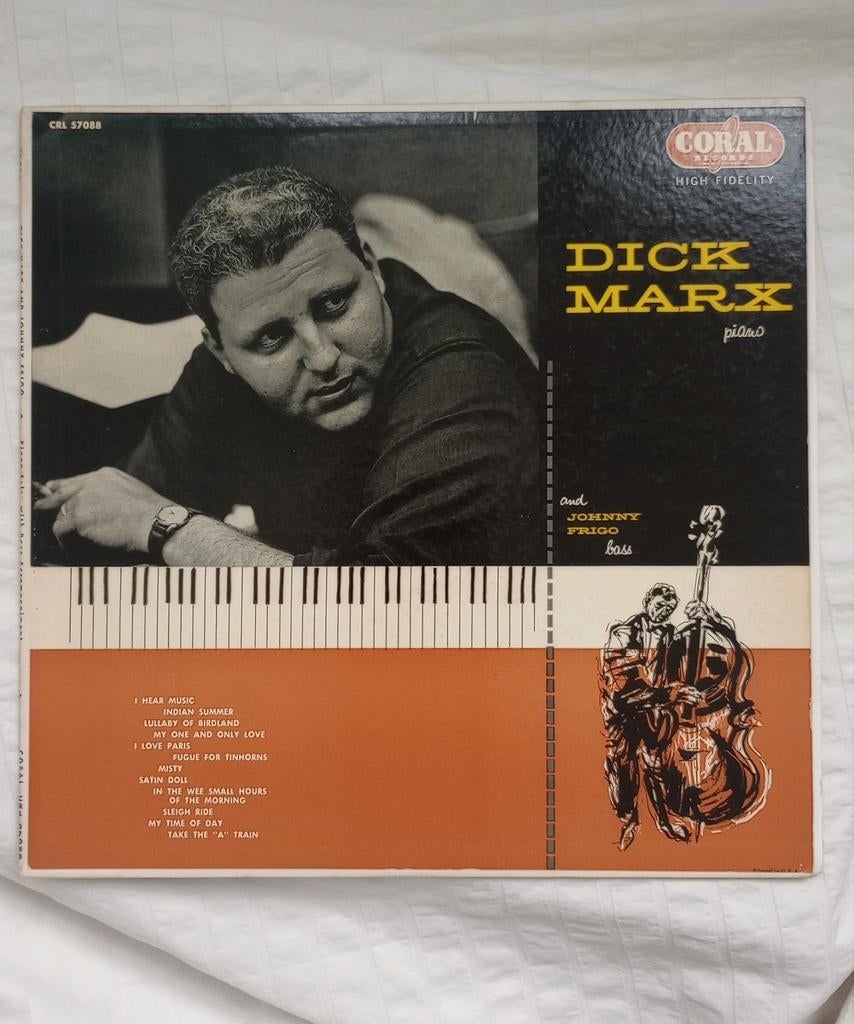 Dick Marx & Johnny Frigo - Coral, 1980 tot heden, Overige formaten, Ophalen of Verzenden, Zo goed als nieuw