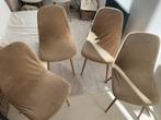 4 eetkamerstoelen, Ophalen, Overige materialen, Gebruikt, Bruin