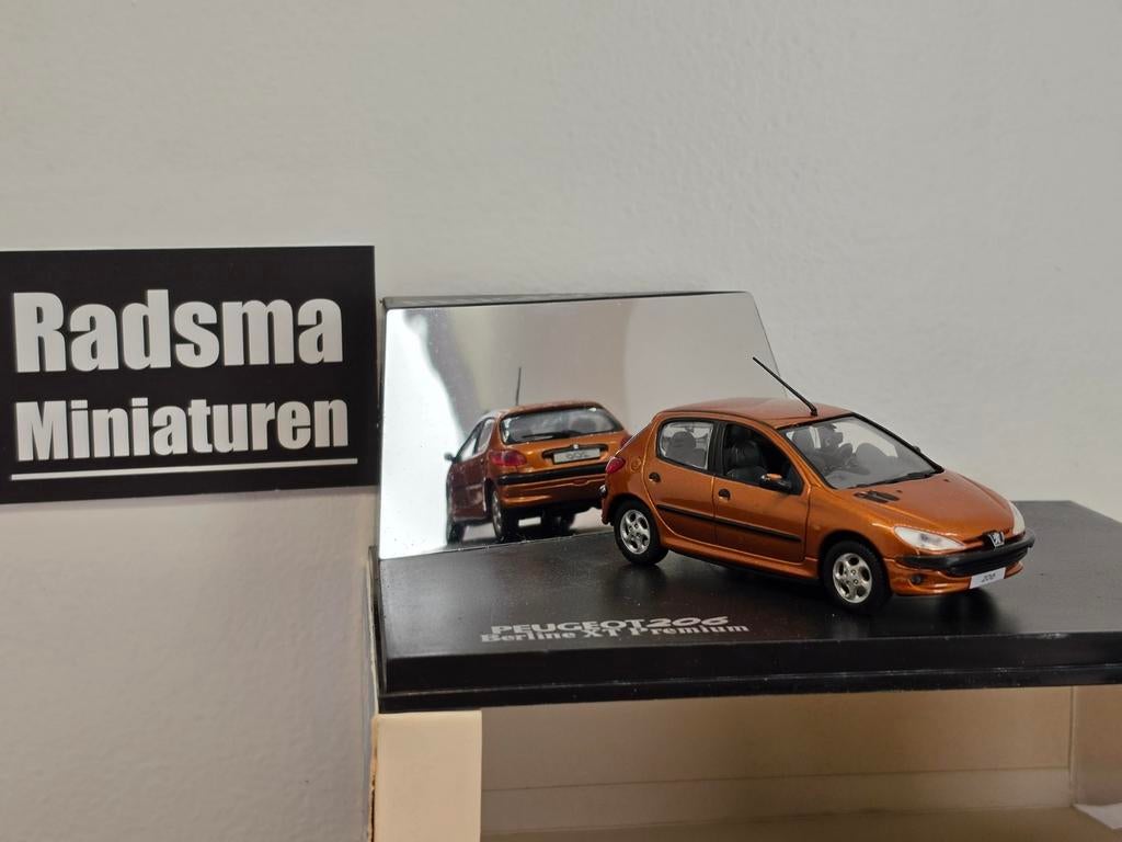 Peugeot 206 Berline XT - Copper Orange - 1:43 Norev, Hobby en Vrije tijd, Modelauto's | 1:43, Auto, Norev, Ophalen of Verzenden