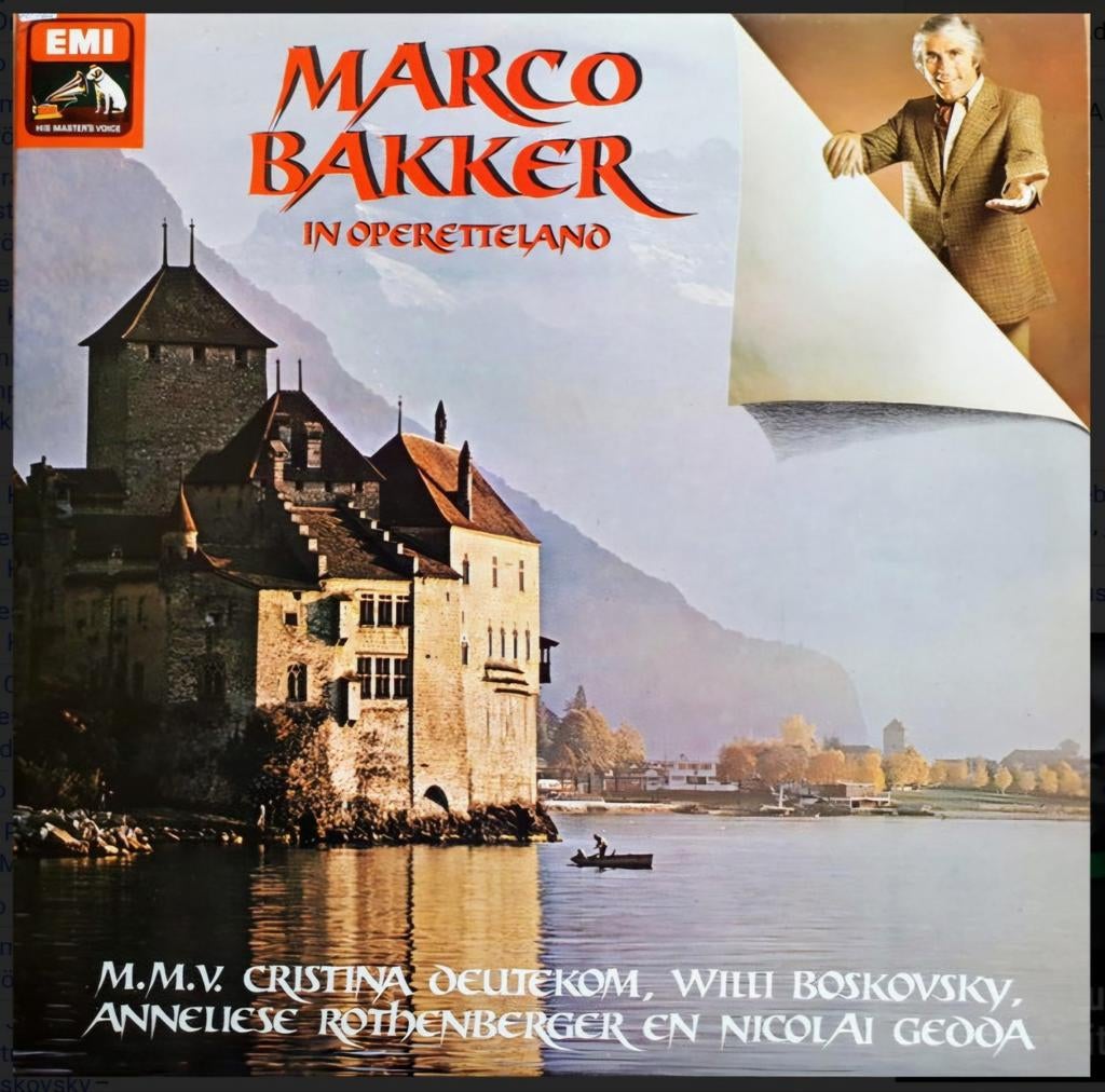 2-LP  MARCO BAKKER - In Operetteland, Gebruikt, Overige typen, Ophalen of Verzenden, 12 inch
