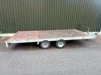 Platte aanhangwagen | plateau wagen, Ophalen, Gebruikt