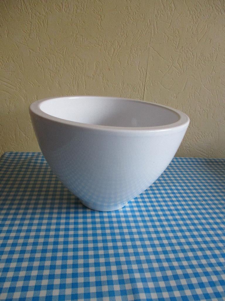 Bloempot - plantenschaal. Wit., Rond, Ophalen of Verzenden, Zo goed als nieuw, Balkon