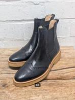 Angulus - Prachtige leren chelsea boots maat 36 - Nieuw €235, Zwart, Lage of Enkellaarzen, Nieuw, Angulus