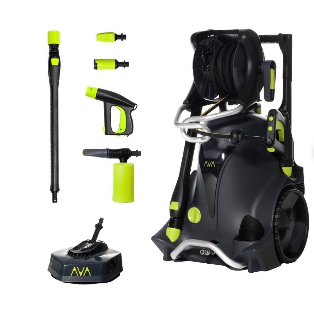 Te huur - AVA Hogedrukreiniger met accessoires, Tuin en Terras, Hogedrukreinigers, Ophalen, Nieuw, Elektrisch