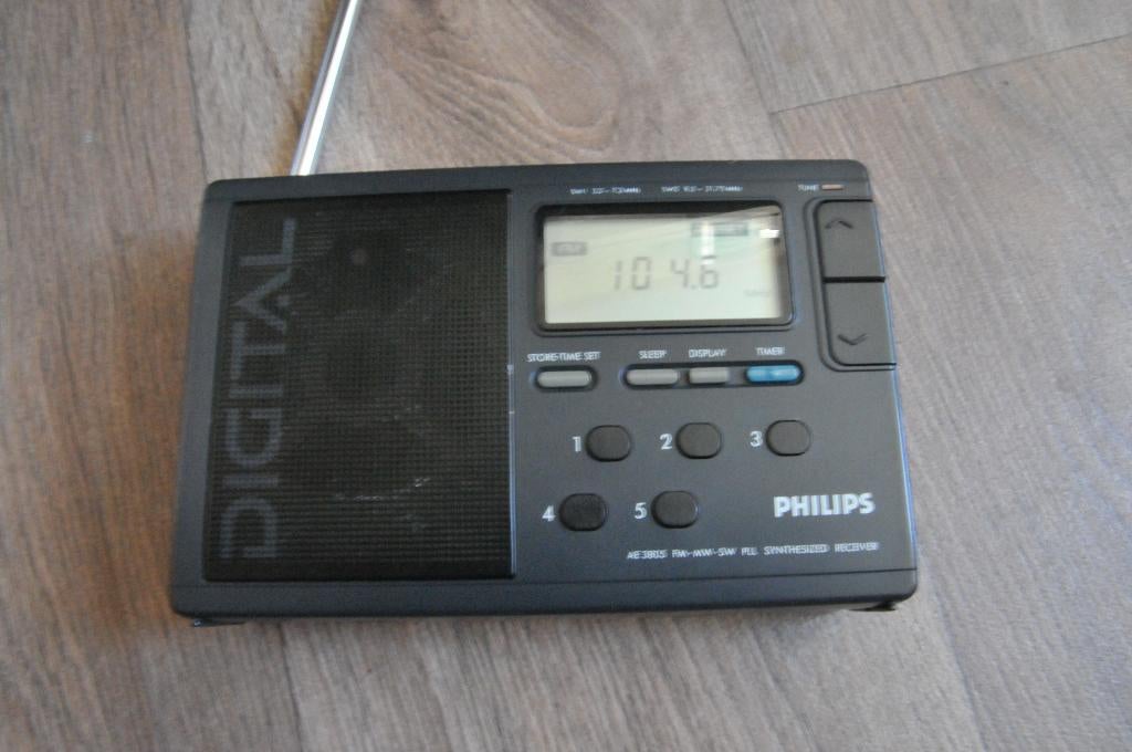 Philips dig. radio met korte golf, Audio, Tv en Foto, Radio's, Ophalen of Verzenden, Zo goed als nieuw, Wereldontvanger