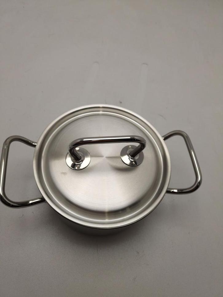 Demeyere Classic 3 kookpan 16 cm, lichte beschadiging, Huis en Inrichting, Keuken | Potten en Pannen, Zo goed als nieuw, Kookpan of Snelkookpan