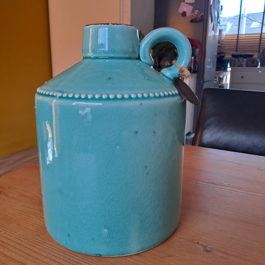 Rivierdale kruik/vaas 26 cm, Huis en Inrichting, Ophalen of Verzenden, Zo goed als nieuw, Aardewerk of Porselein, Minder dan 50 cm