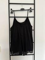 Vanilia zwarte top spaghetti top Maat 36, Zwart, Ophalen of Verzenden, Zo goed als nieuw, Maat 36 (S)