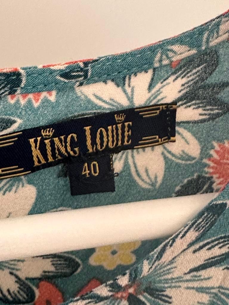 King Louie jurk, Kleding | Dames, Ophalen of Verzenden, Zo goed als nieuw, Maat 38/40 (M), Knielengte