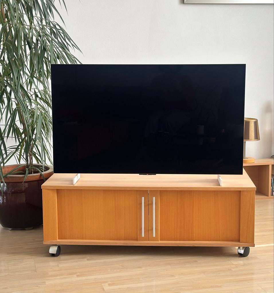 Vintage Televisiekastje op Wielen Jaren '70, Gebruikt, 100 tot 150 cm, Ophalen of Verzenden, Minder dan 100 cm