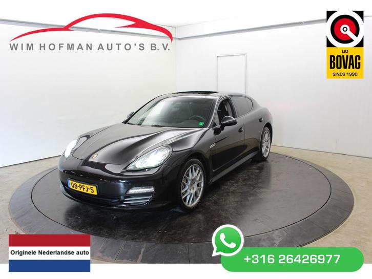Porsche Panamera 4.8 4S 400PK Topstaat NL Auto NAP Panodak C, Auto's, Porsche, Bedrijf, Te koop, Panamera, 4x4, ABS, Achteruitrijcamera