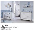 Complete Babykamer Set - TWE Frame Wit/Lichtgrijs, Ophalen, Kast, 50 tot 70 cm, 105 cm of meer