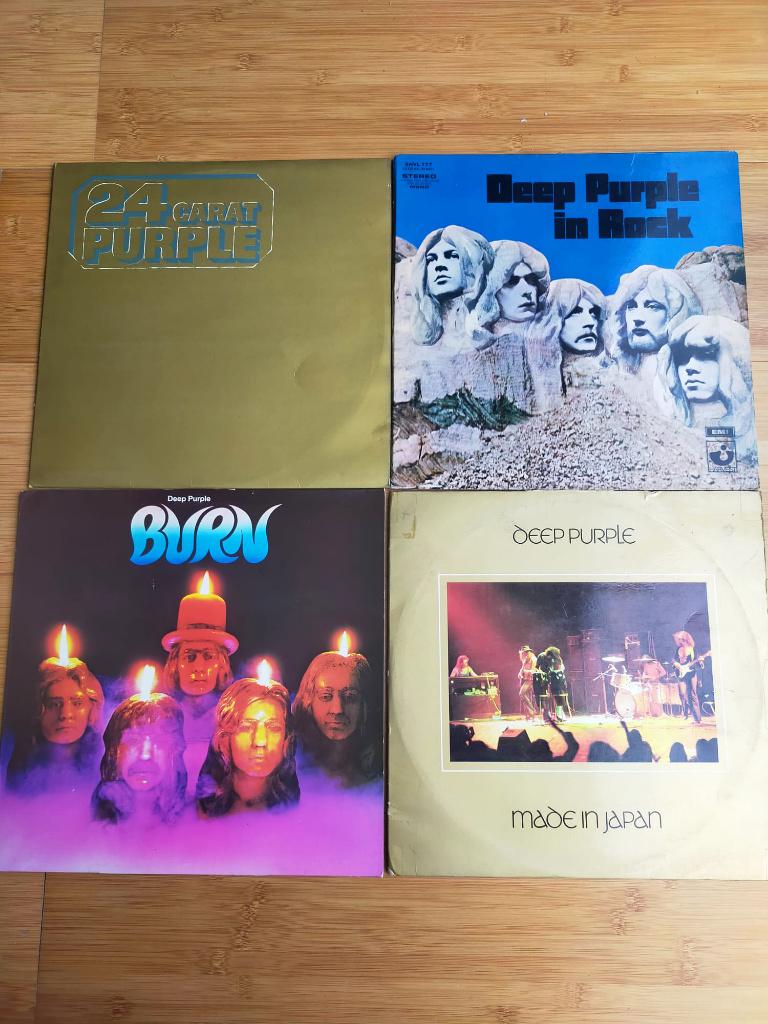 Deep Purple - 4 lp's, Cd's en Dvd's, Vinyl | Rock, Ophalen of Verzenden, Gebruikt, 12 inch, Poprock