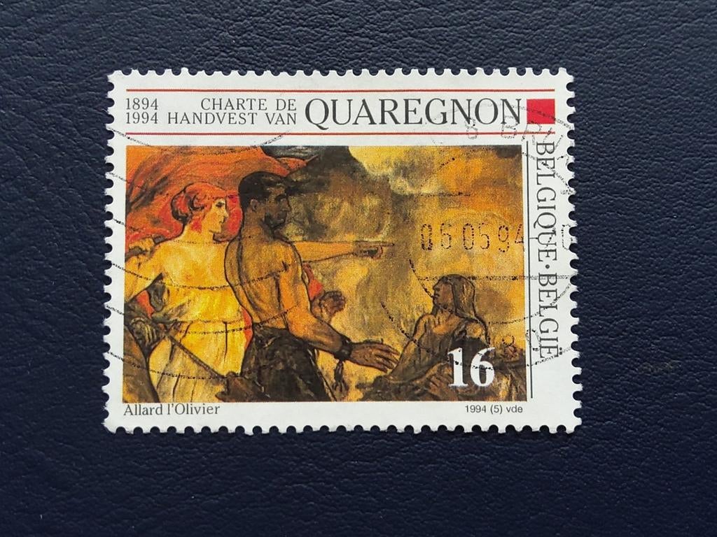 Belgische postzegel 1994 - Charte de Quaregnon, Ophalen of Verzenden