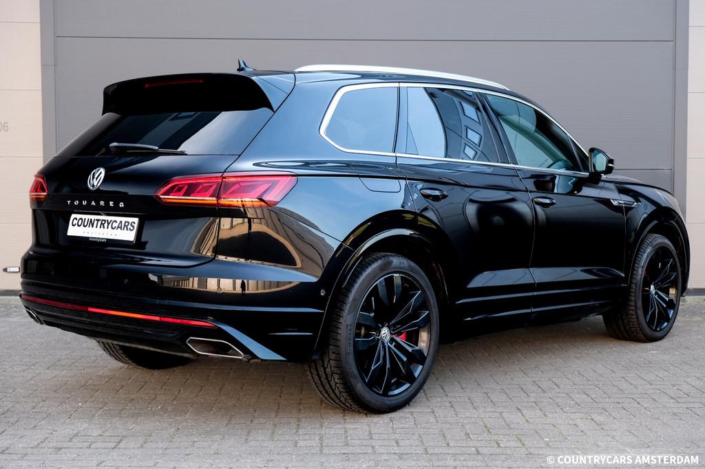 Volkswagen Touareg 4.0 V8 TDI R-Line 4Motion | Grijs Kenteke, Auto's, Volkswagen, Automaat, Gebruikt, Zwart, Bedrijf