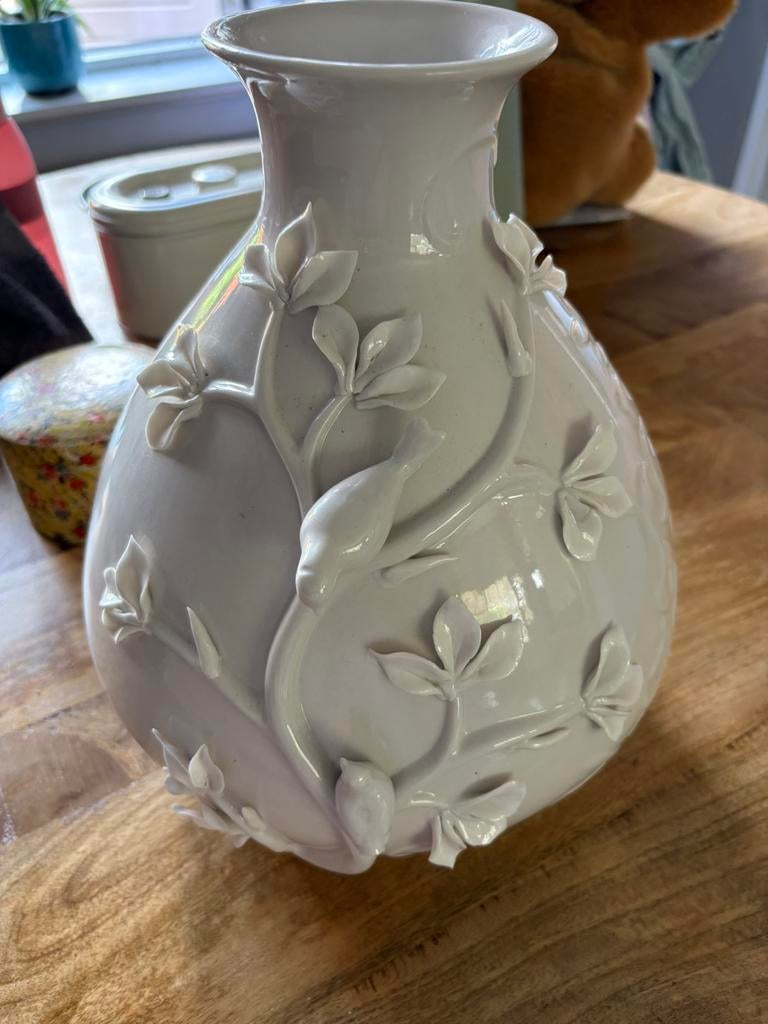 Hele mooie vaas polspotten style, Antiek en Kunst, Ophalen of Verzenden