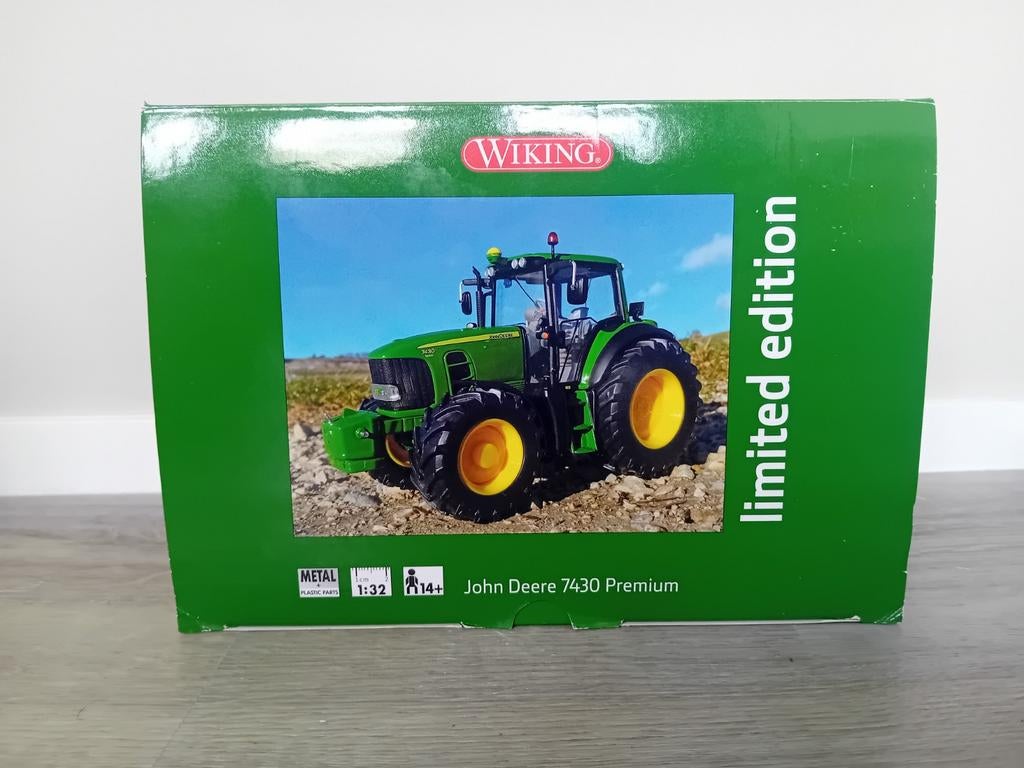 John deere 7430 wiking limited edition, Ophalen of Verzenden, Nieuw, Tractor of Landbouw, Overige merken