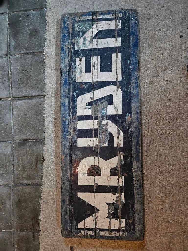 Oud houten bord, Antiek en Kunst, Ophalen of Verzenden