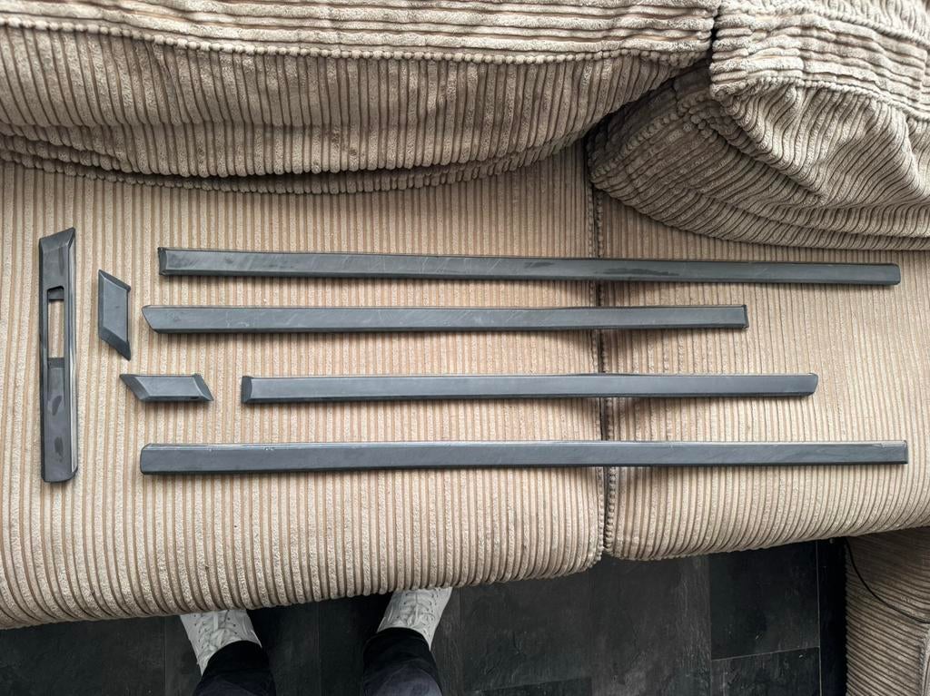 BMW E38 Chromeline Stootlijsten, Ophalen, Voor, Nieuw, Bumper