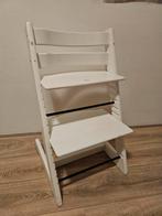 Stokke Tripp Trapp stoel wit, Ophalen, Gebruikt, Meegroeistoel