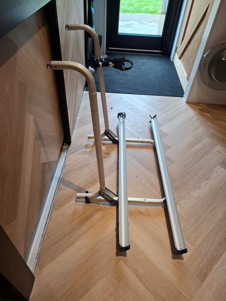 Fietsendrager voor 2 fietsen - Gebruikt, Ophalen of Verzenden, Gebruikt, Trekhaakdrager