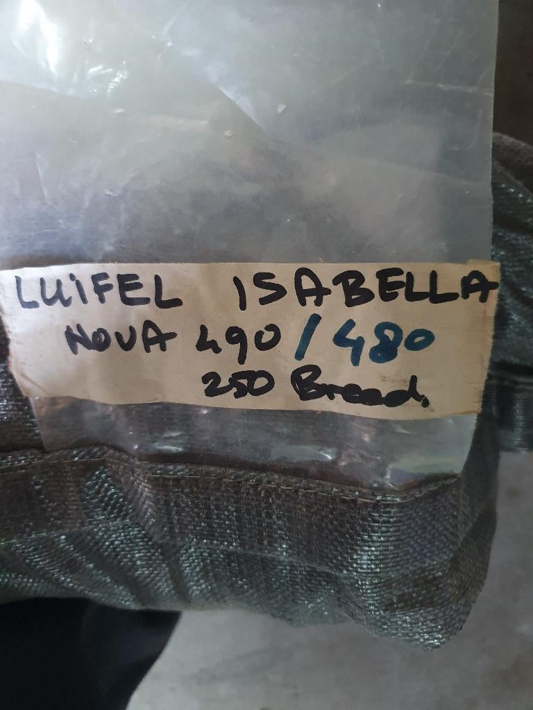 Luifel isabella  nova, Ophalen, Zo goed als nieuw