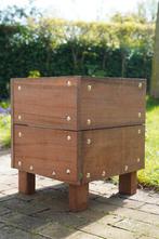 Onverwoestbare Hardhouten Plantenbakken – Azobé & Bangkirai, Tuin en Terras, Bloembakken en Plantenbakken, Minder dan 60 cm, Nieuw