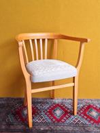 Vintage Thonet bureau stoel met armleggers nieuwe stoffering, Gebruikt, Overige kleuren, Thonet vintage, Vintage