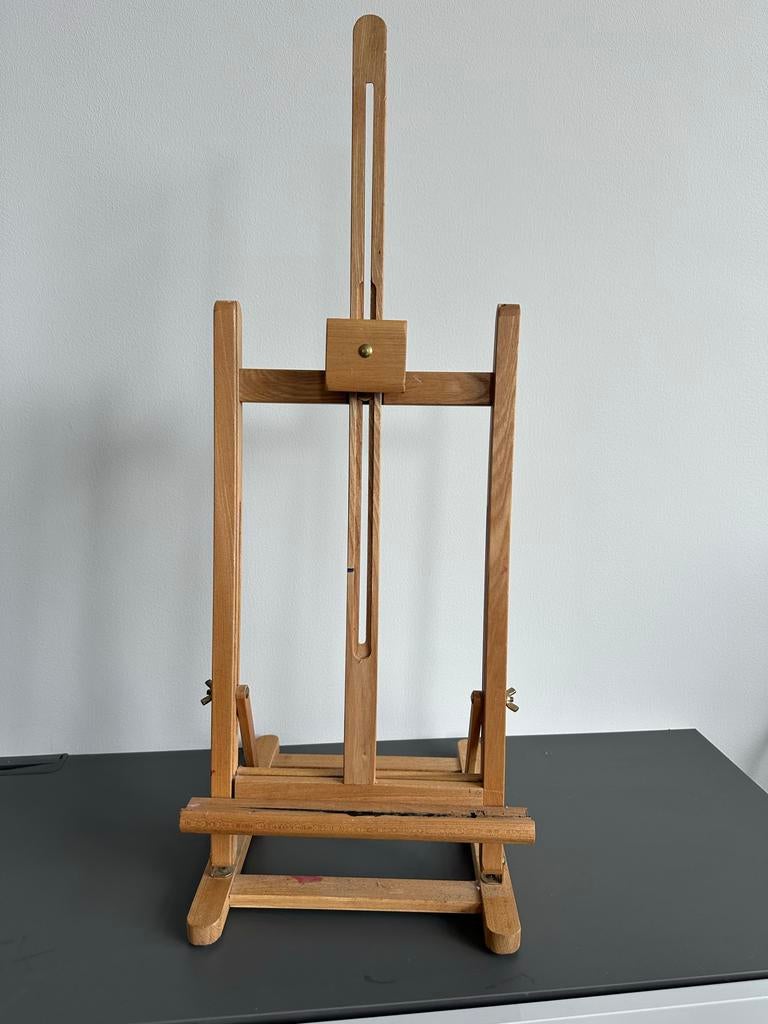 Houten Tafel Schildersezel - 70 cm hoog, Ophalen of Verzenden, Gebruikt, Ezel