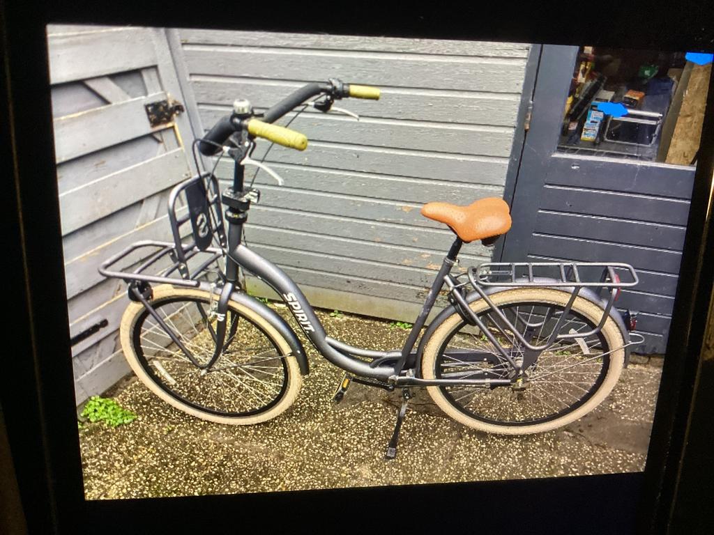 Nog een zeer mooie Spirit moeder fiets met breed stuur, Ophalen, 0 zitjes, Zo goed als nieuw, Overige merken